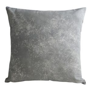 NEW: Gray & White Splatter Print Cotton Throw Pillow